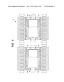 SEMICONDUCTOR DEVICE HAVING A PLURALITY OF CIRCUITS ARRANGED ON A SIDE OF     A SEMICONDUCTOR CHIP diagram and image