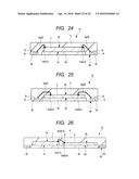 SEMICONDUCTOR DEVICE HAVING A PLURALITY OF CIRCUITS ARRANGED ON A SIDE OF     A SEMICONDUCTOR CHIP diagram and image