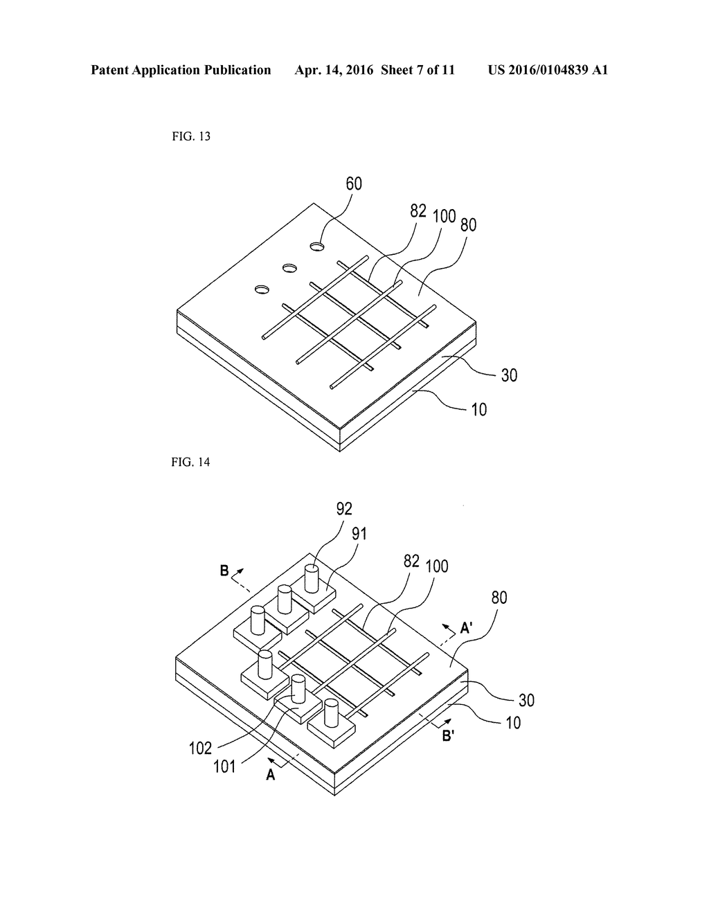 RESISTIVE RANDOM ACCESS MEMORY DEVICE HAVING NANO-SCALE TIP AND NANOWIRE,     MEMORY ARRAY USING THE SAME AND FABRICATION METHOD THEREOF - diagram, schematic, and image 08