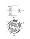 AXIALLY EXTENDING ELECTRIC MACHINE ELECTRONICS COOLING TOWER diagram and image