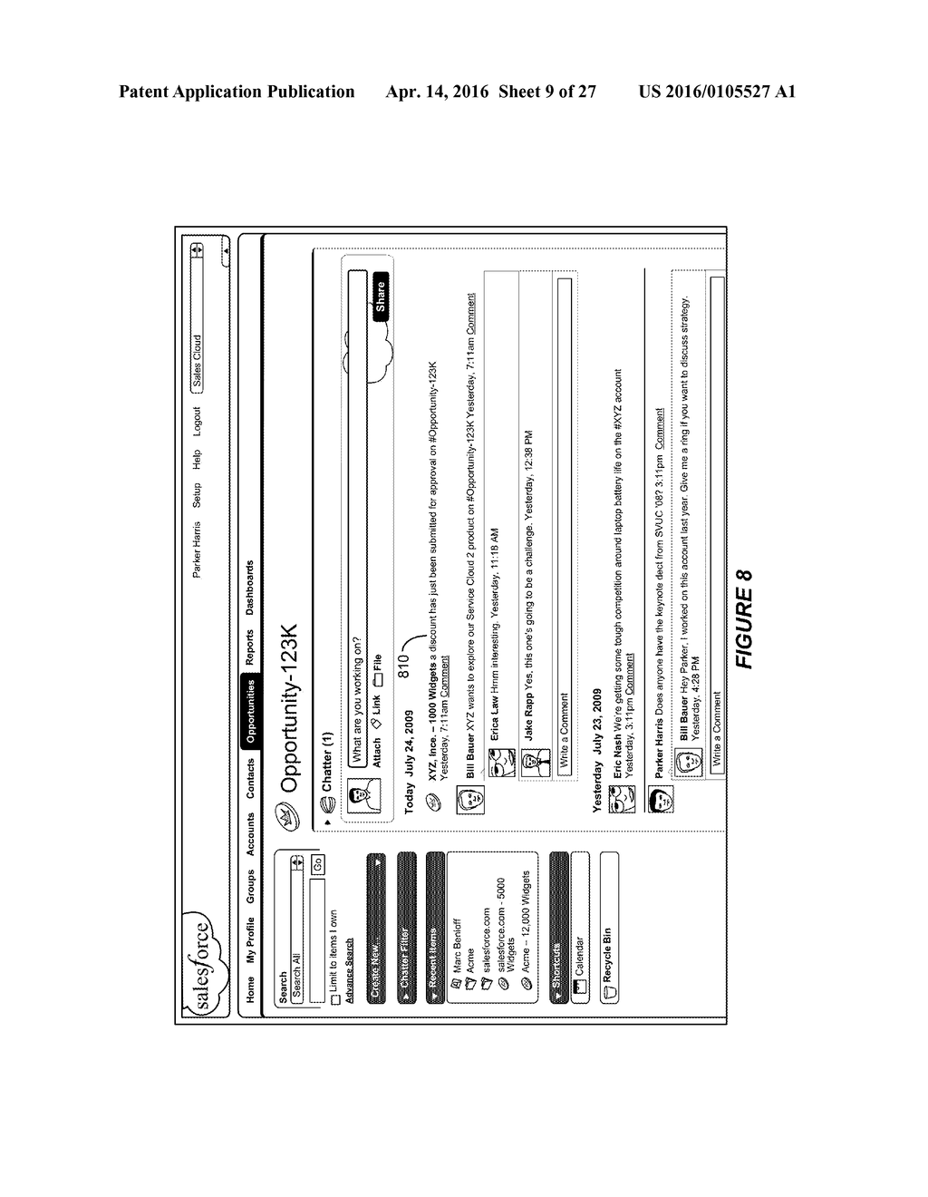 SYSTEMS AND METHODS FOR GHOSTING AND PROVIDING PROXIES IN A NETWORK FEED - diagram, schematic, and image 10