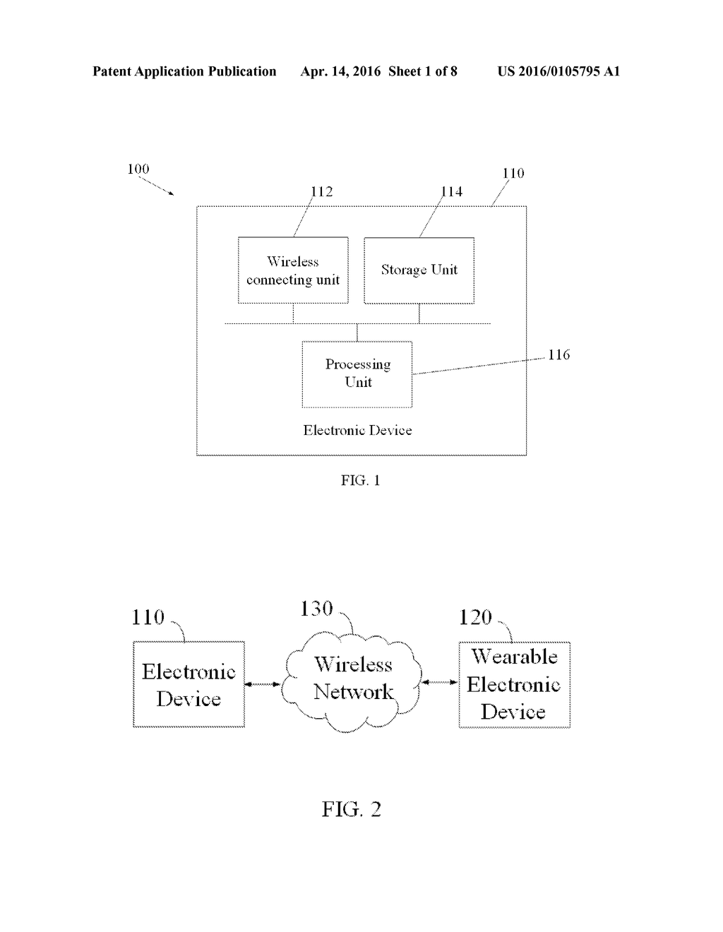 METHODS AND SYSTEMS FOR NOTIFICATION MANAGEMENT BETWEEN AN ELECTRONIC     DEVICE AND A WEARABLE ELECTRONIC DEVICE - diagram, schematic, and image 02