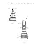 TUBE HEAD FOR PROVISION AND APPLICATION OF A LIQUID AND TUBE WITH SUCH A     TUBE HEAD diagram and image