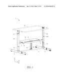 FRAME HEIGHT ADJUSTING MECHANISM AND FRAME THEREWITH diagram and image