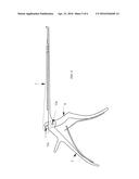 SURGICAL RONGEUR WITH DISPOSABLE AND REPLACEABLE CUTTING BLADE diagram and image