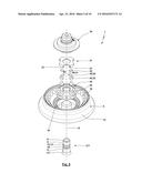 Coupling Device for a Laboratory Centrifuge Actuated by Centrifugal Force diagram and image