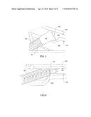 ATTACHMENT FOR A SPRAYING DEVICE FOR USE IN SMALL PLACES WITH EVACUATION     OF PARTICULATES diagram and image