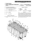 CONTAINER LID WITH SURFACE FEATURES AND CONNECTING BRIDGES diagram and image