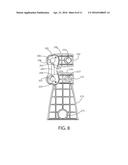 SELF LOCKING AND RELEASING HINGE ASSEMBLY diagram and image