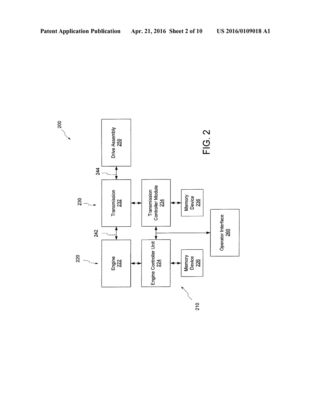 POWER TRAIN CONTROLLER AND ASSOCIATED MEMORY DEVICE - diagram, schematic, and image 03