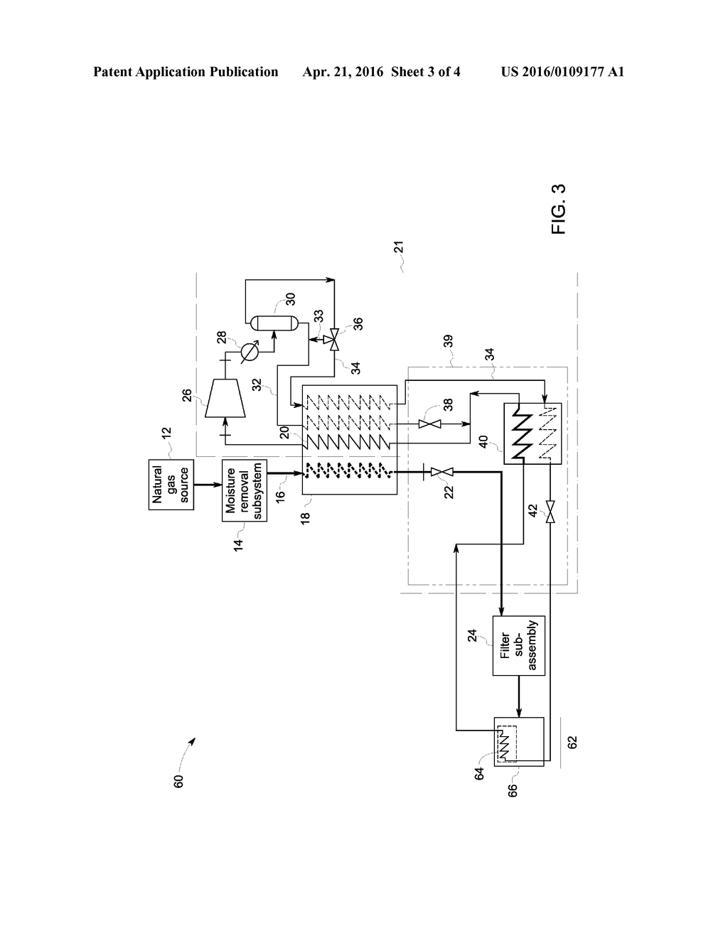 SYSTEM AND METHOD FOR NATURAL GAS LIQUEFACTION - diagram, schematic, and image 04