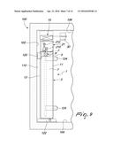 APPARATUS FOR THE STORAGE, TRANSPORT AND DISTRIBUTION OF REFRIGERATED OR     FROZEN GOODS, IN PARTICULAR FOR THERMALLY INSULATED CONTAINERS OF     REFRIGERATED VEHICLES, COLD ROOMS AND THE LIKE diagram and image