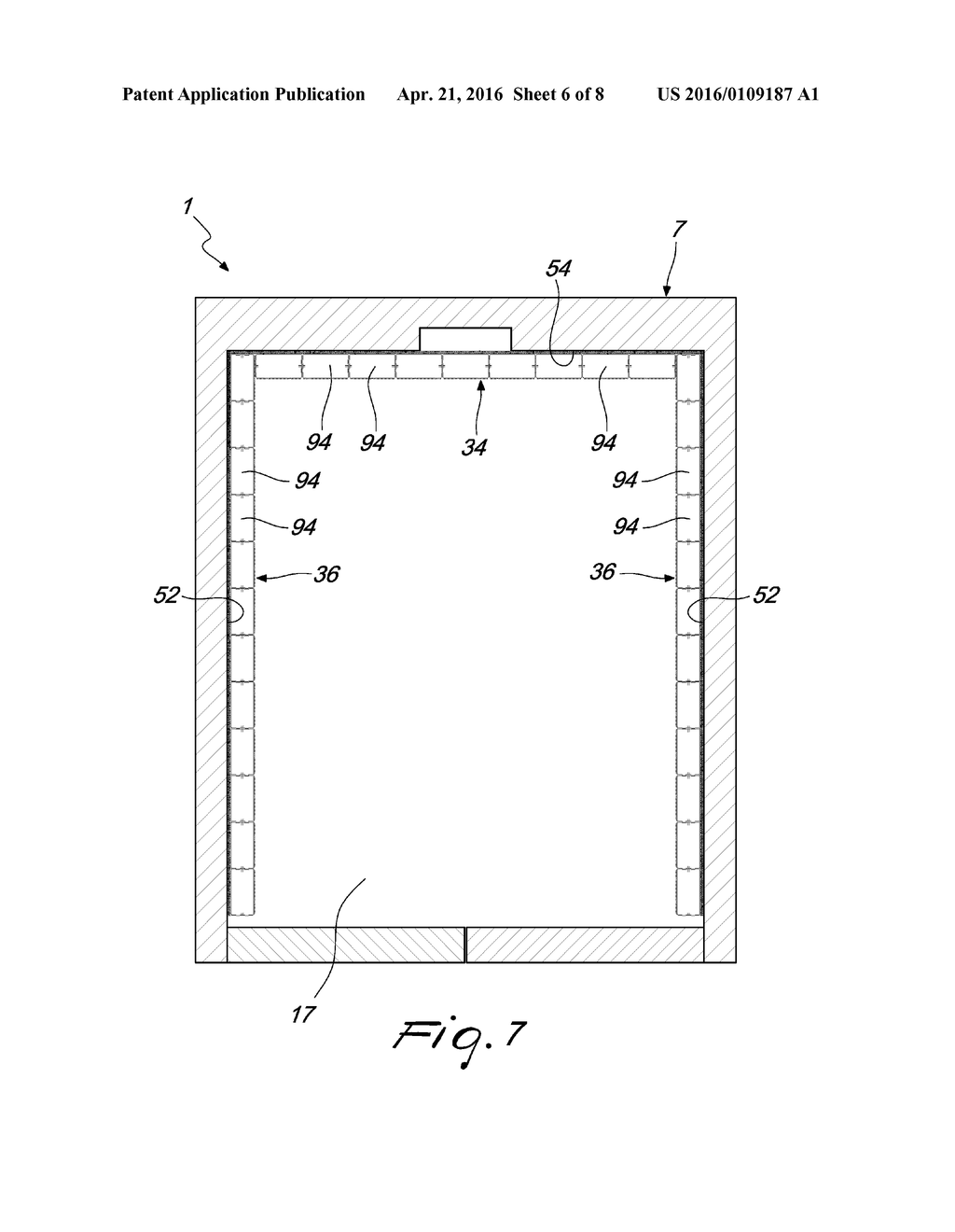 DEVICE FOR CONSERVING AND TRANSPORTING FRESH OR FROZEN PRODUCTS, IN     PARTICULAR FOR THERMALLY INSULATED CONTAINERS OR THE LIKE - diagram, schematic, and image 07