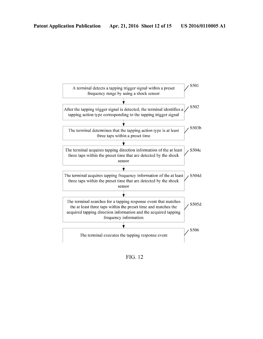 Tapping Control Method and Terminal - diagram, schematic, and image 13