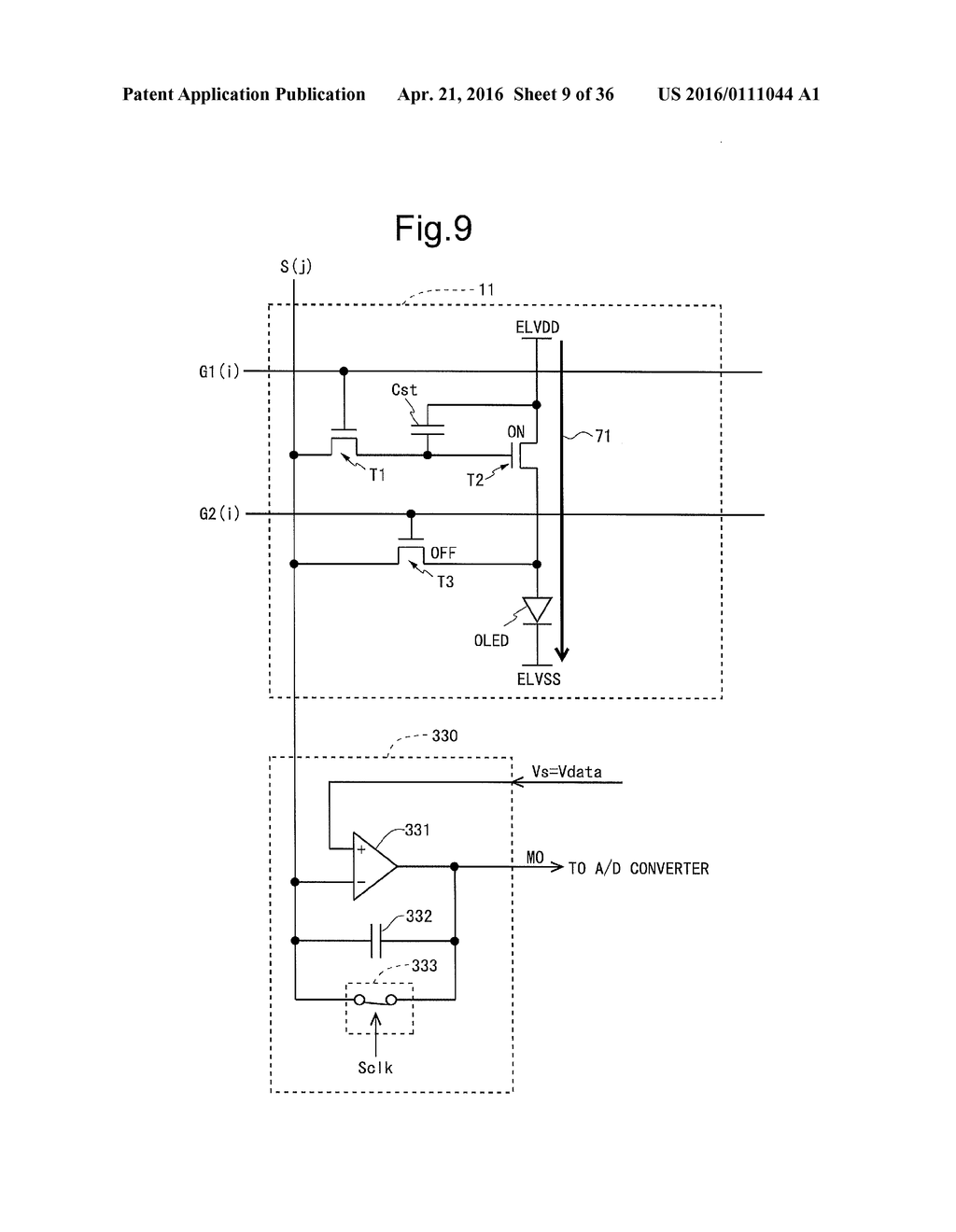 DISPLAY DEVICE AND DRIVE METHOD FOR SAME - diagram, schematic, and image 10