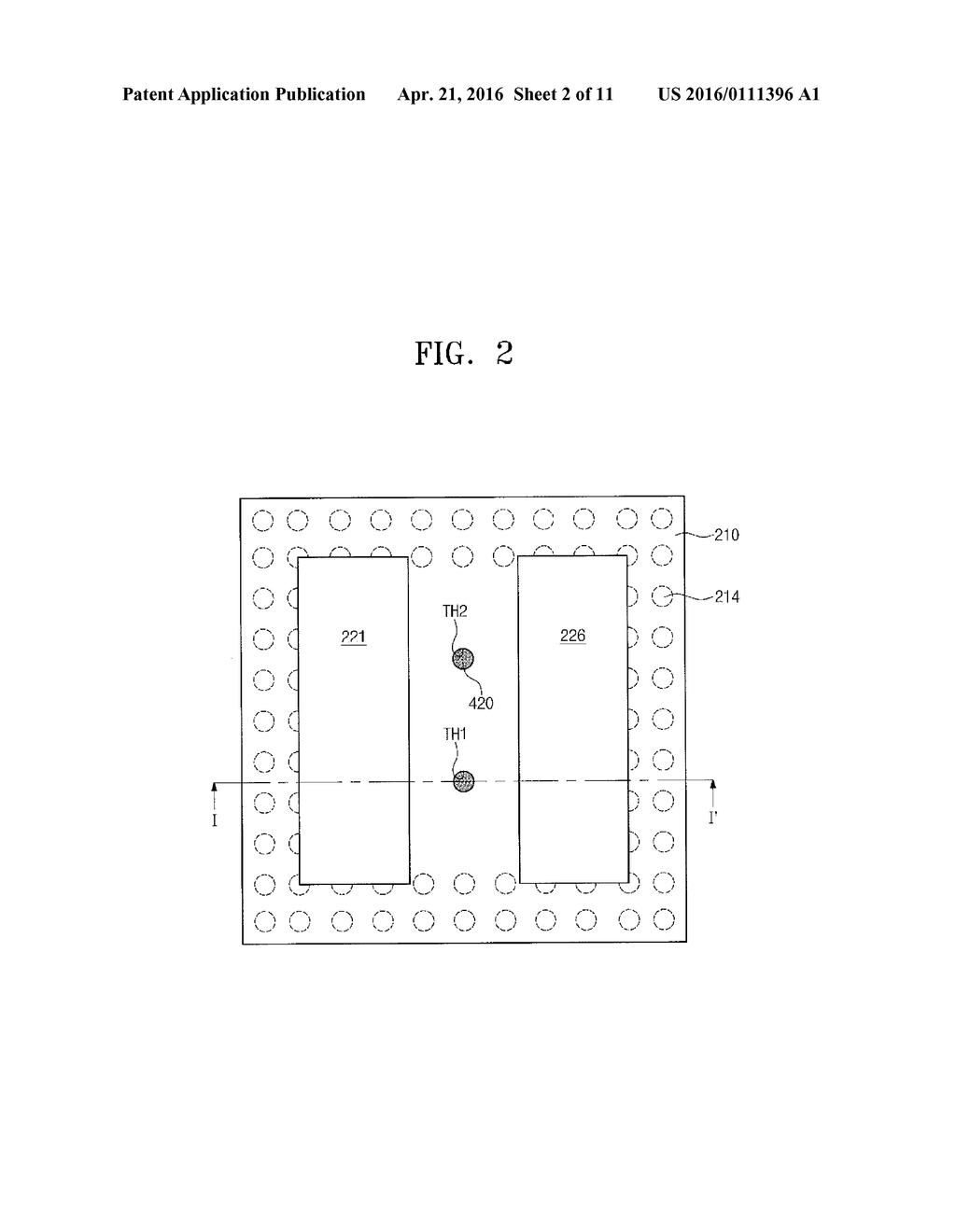 SEMICONDUCTOR PACKAGE AND METHOD OF FABRICATING THE SAME - diagram, schematic, and image 03