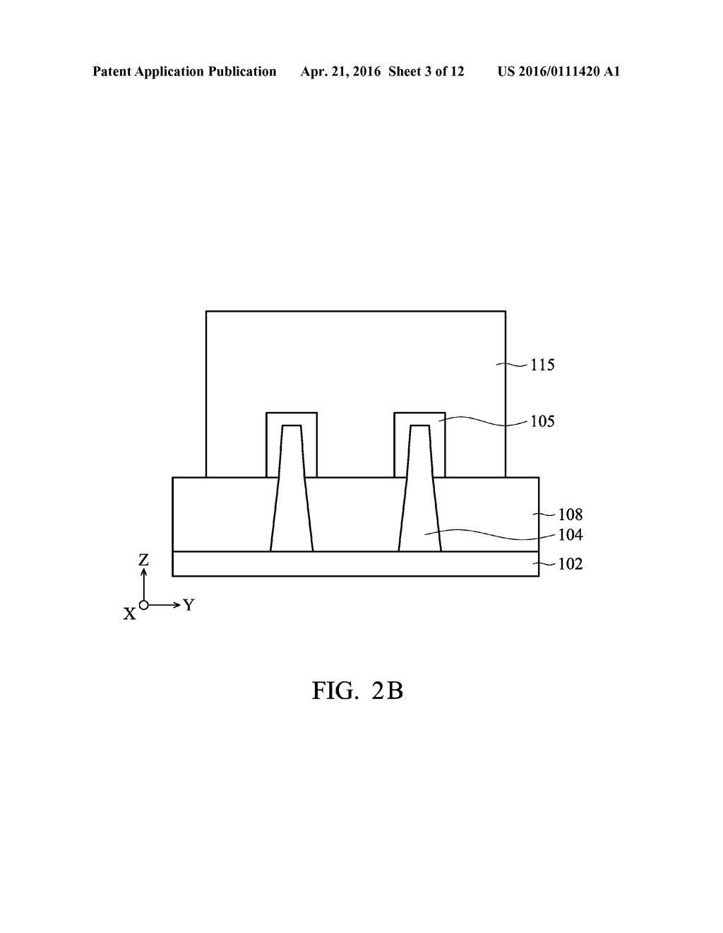 FIN FIELD EFFECT TRANSISTOR (FINFET) DEVICE AND METHOD FOR FORMING THE     SAME - diagram, schematic, and image 04