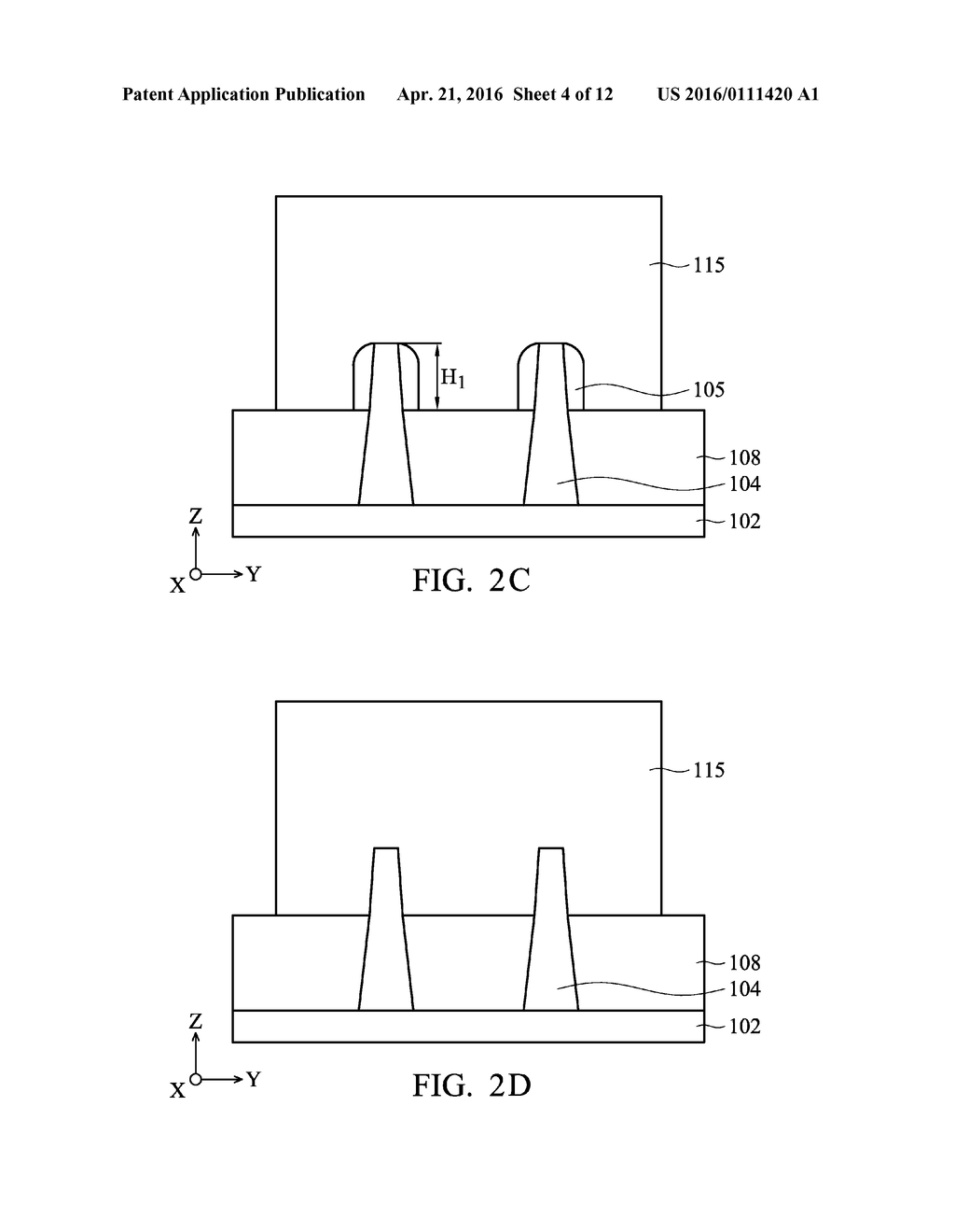 FIN FIELD EFFECT TRANSISTOR (FINFET) DEVICE AND METHOD FOR FORMING THE     SAME - diagram, schematic, and image 05