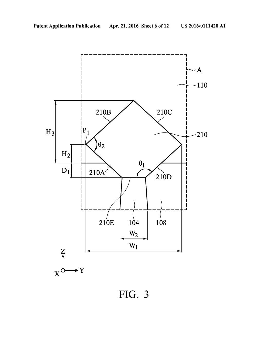 FIN FIELD EFFECT TRANSISTOR (FINFET) DEVICE AND METHOD FOR FORMING THE     SAME - diagram, schematic, and image 07