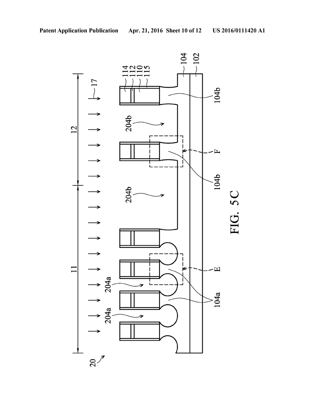 FIN FIELD EFFECT TRANSISTOR (FINFET) DEVICE AND METHOD FOR FORMING THE     SAME - diagram, schematic, and image 11