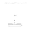 METHOD OF MANUFACTURING SUBSTRATE OF ORGANIC LIGHT-EMITTING DISPLAY DEVICE diagram and image