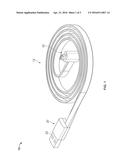 DEVICE CONNECTION CABLE WITH FLAT PROFILE diagram and image