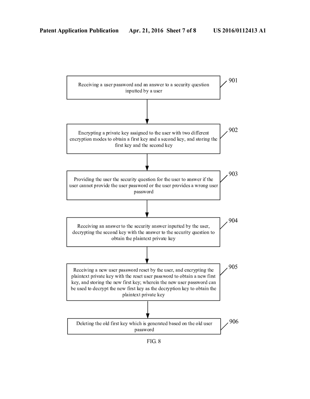 Method for controlling security of cloud storage - diagram, schematic, and image 08