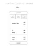 METHOD FOR INDICATING ALARM BY PORTABLE TERMINAL AND ACCESSORY IN     CONJUNCTION WITH EACH OTHER, AND APPARATUS AND APPLICATION FOR THE SAME diagram and image