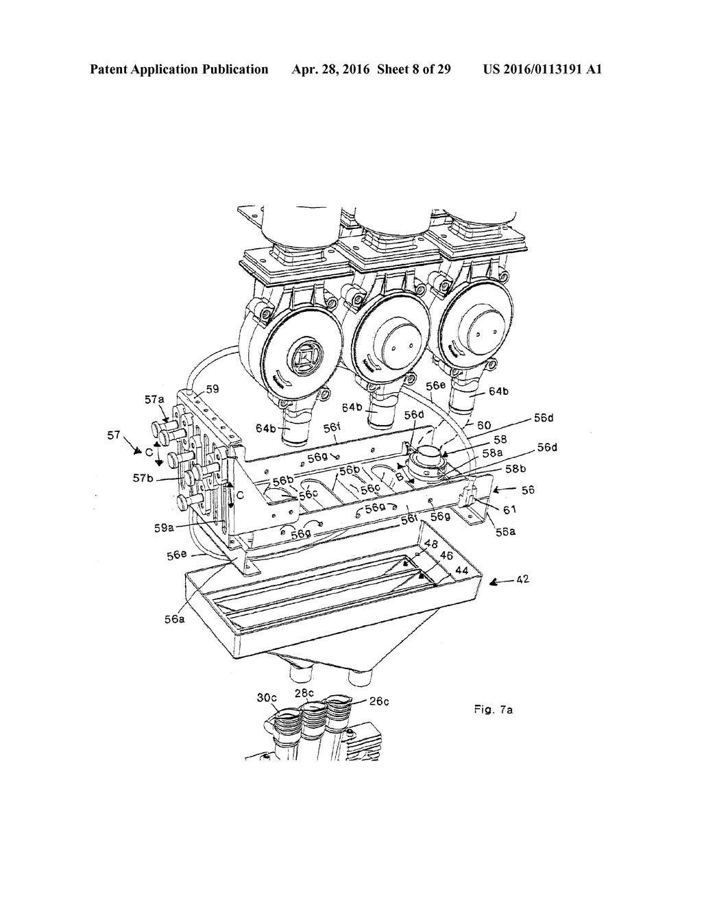 A SYSTEM FOR VARIABLE-RATIO BLENDING OF MULTIPLE AGRICULTURAL PRODUCTS FOR     DELIVERY VIA A PORTED OPENER - diagram, schematic, and image 09