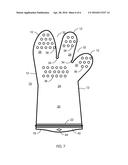 GLOVE WITH INTERIOR GRASPING ELEMENT FOR INVERSION diagram and image