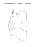 WATERPROOF/BREATHABLE MOISTURE TRANSFER LINER FOR SNOWBOARD BOOTS, ALPINE     BOOTS, HIKING BOOTS AND THE LIKE diagram and image