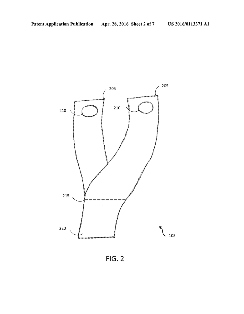 Strap for Securing a Zipper Slider - diagram, schematic, and image 03