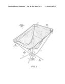 Sturdy, Compact, Collapsible Camping Chair with a Central Tube Connector diagram and image