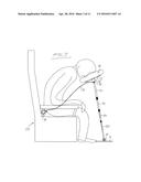 Travel Headrest Device with Flexible Tethers, Detachable Multi-Axis Joints     and Permanent Swivel Mounting Option diagram and image
