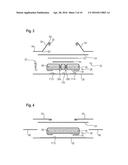 ABSORBENT ARTICLE WITH CORE-TO-BACKSHEET GLUE PATTERN COMPRISING TWO GLUES diagram and image