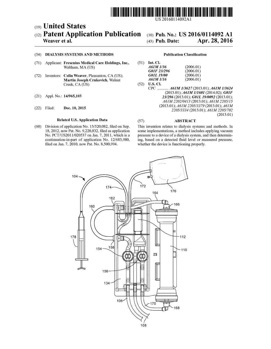 Dialysis Systems and Methods - diagram, schematic, and image 01