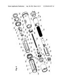 Frontloaded Drug Delivery Device with Actuated Cartridge Holder and Piston     Rod Coupling diagram and image