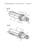 Frontloaded Drug Delivery Device with Actuated Cartridge Holder and Piston     Rod Coupling diagram and image