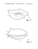 GOLF CLUB HEADS WITH AERODYNAMIC FEATURES AND RELATED METHODS diagram and image