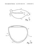 GOLF CLUB HEADS WITH AERODYNAMIC FEATURES AND RELATED METHODS diagram and image