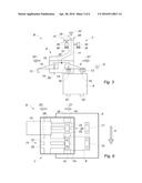 DEVICE FOR ATTACHING A CABIN DESIGNED TO BE HAULED BY A CABLE, VEHICLE     EQUIPPED WITH SUCH A DEVICE, AND INSTALLATION FOR TRANSPORTING BY CABLE     COMPRISING ONE SUCH VEHICLE diagram and image