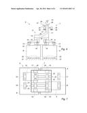 DEVICE FOR ATTACHING A CABIN DESIGNED TO BE HAULED BY A CABLE, VEHICLE     EQUIPPED WITH SUCH A DEVICE, AND INSTALLATION FOR TRANSPORTING BY CABLE     COMPRISING ONE SUCH VEHICLE diagram and image