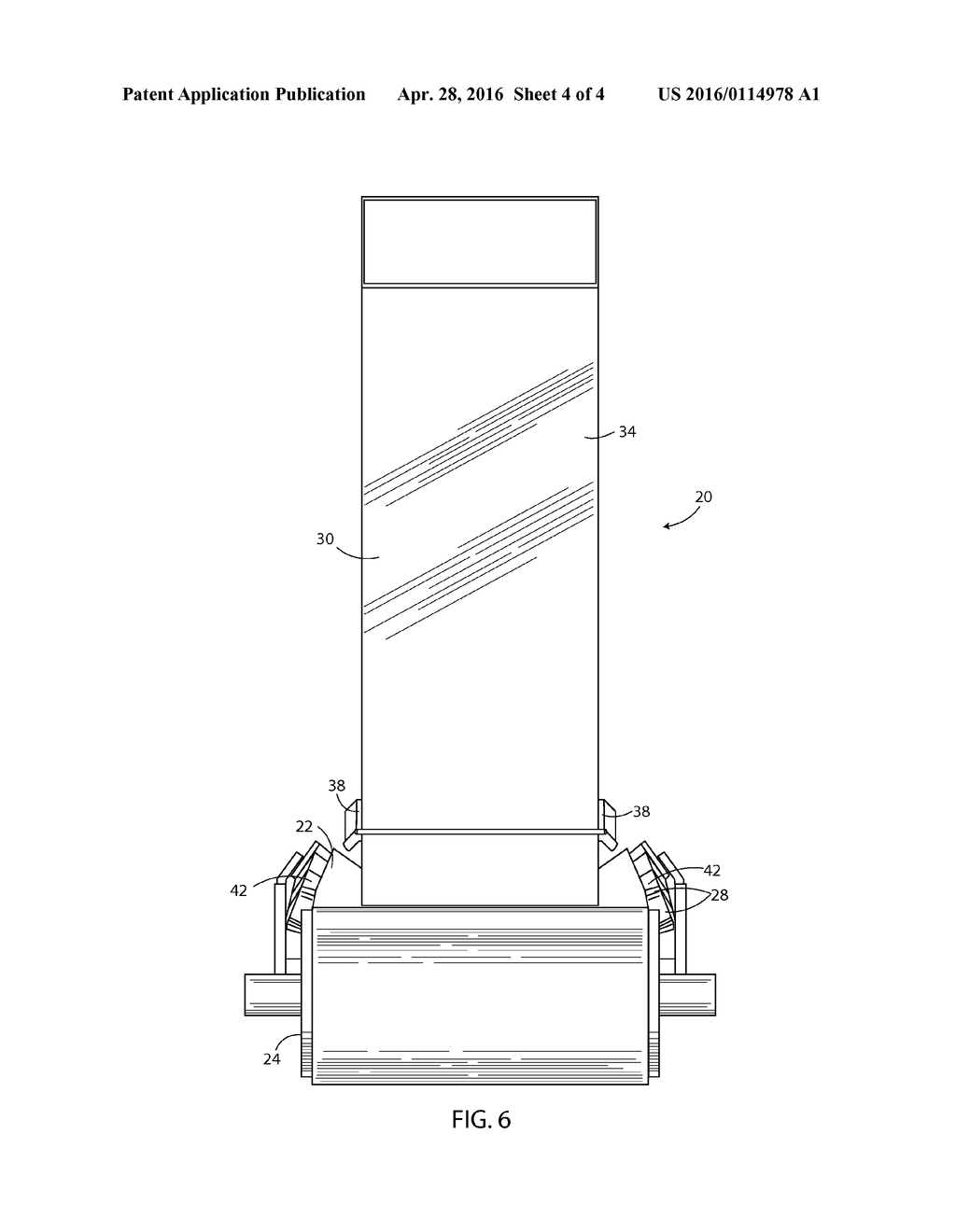 Bulk Material Conveyor Belt Loading Zone and Method of Loading a Bulk     Material Conveyor Belt - diagram, schematic, and image 05