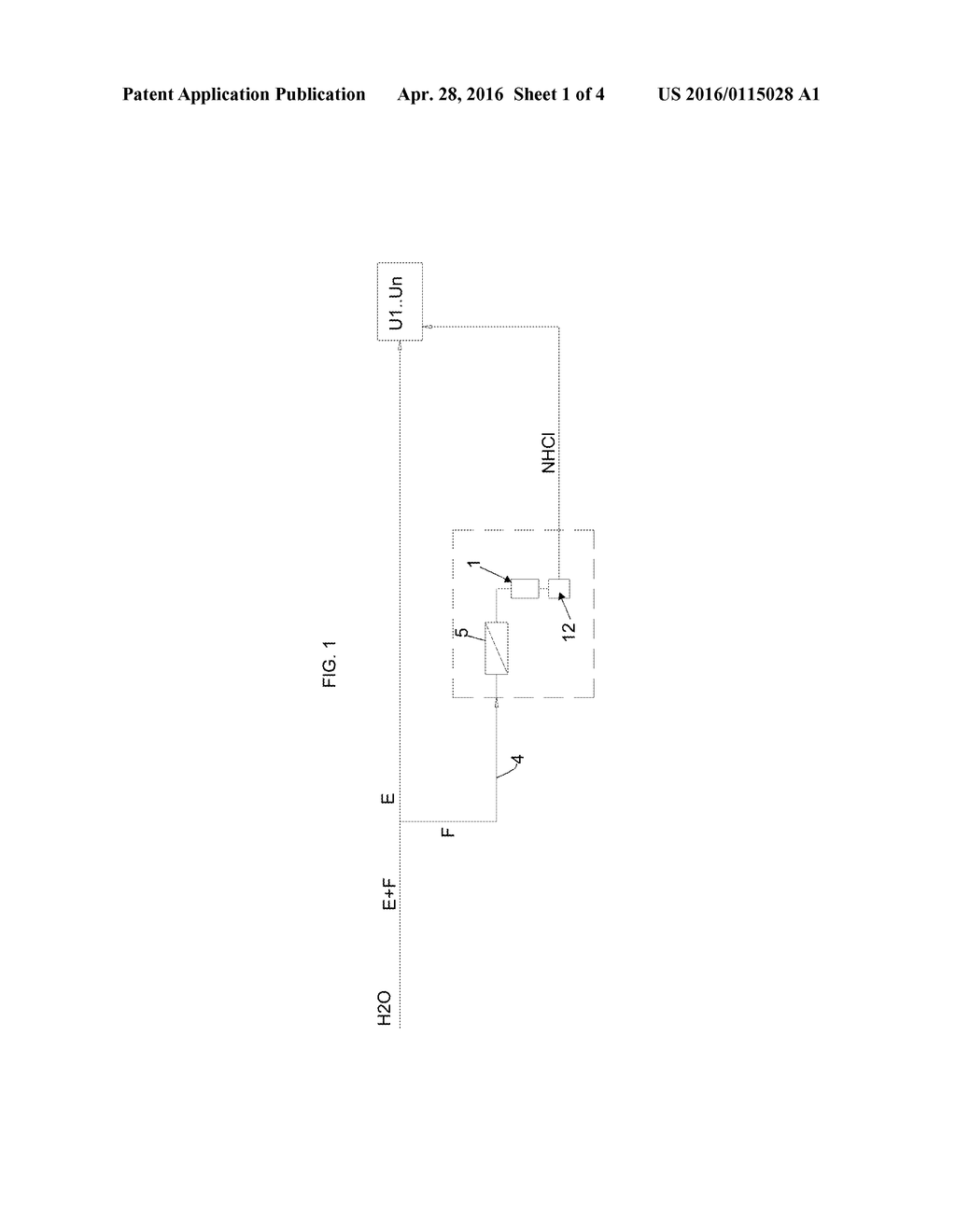 PLANT FOR THE PRODUCTION OF MONOCHLORAMINE AND PROCESS THEREOF - diagram, schematic, and image 02