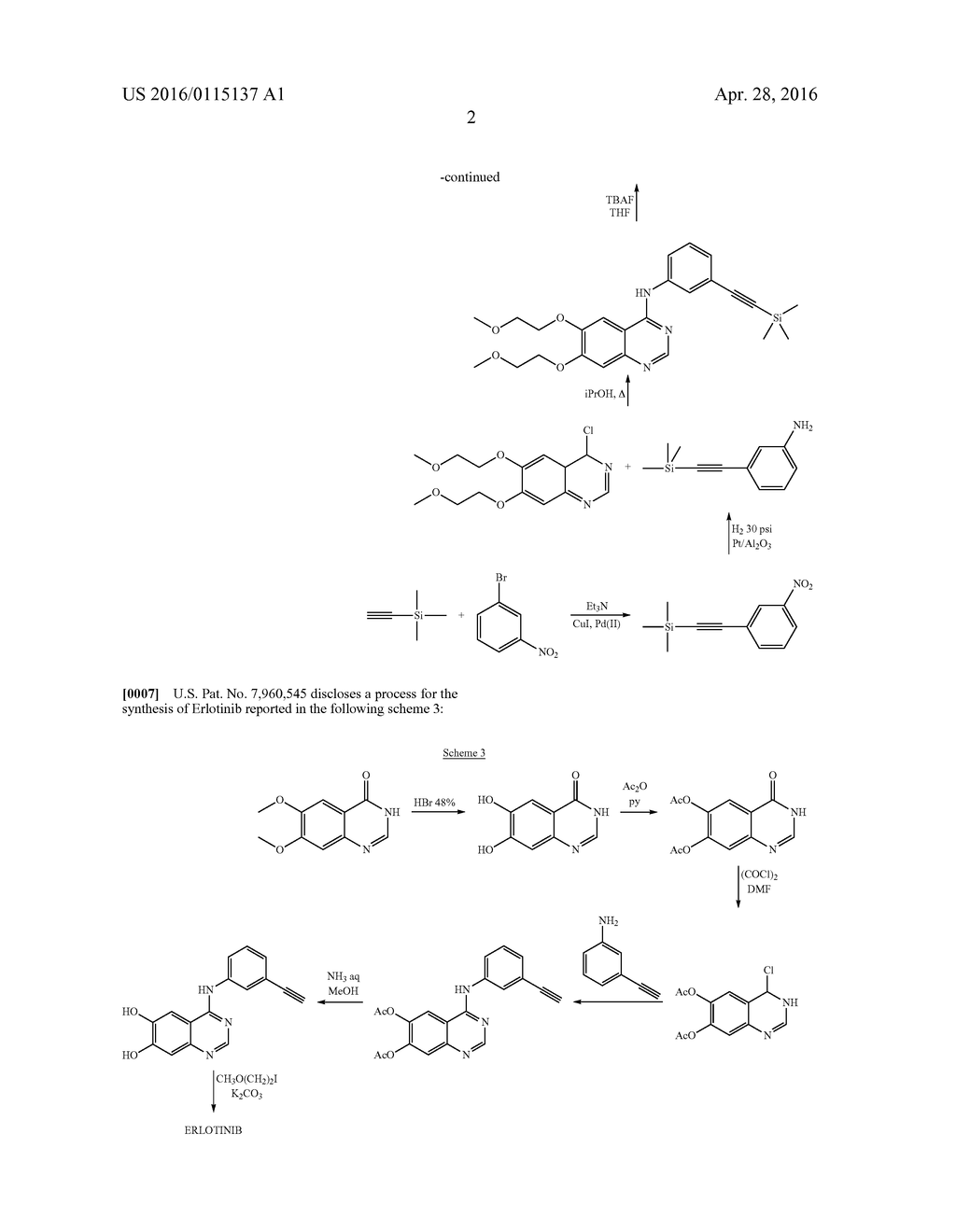 PROCESS FOR THE PREPARATION OF ERLOTINIB - diagram, schematic, and image 03