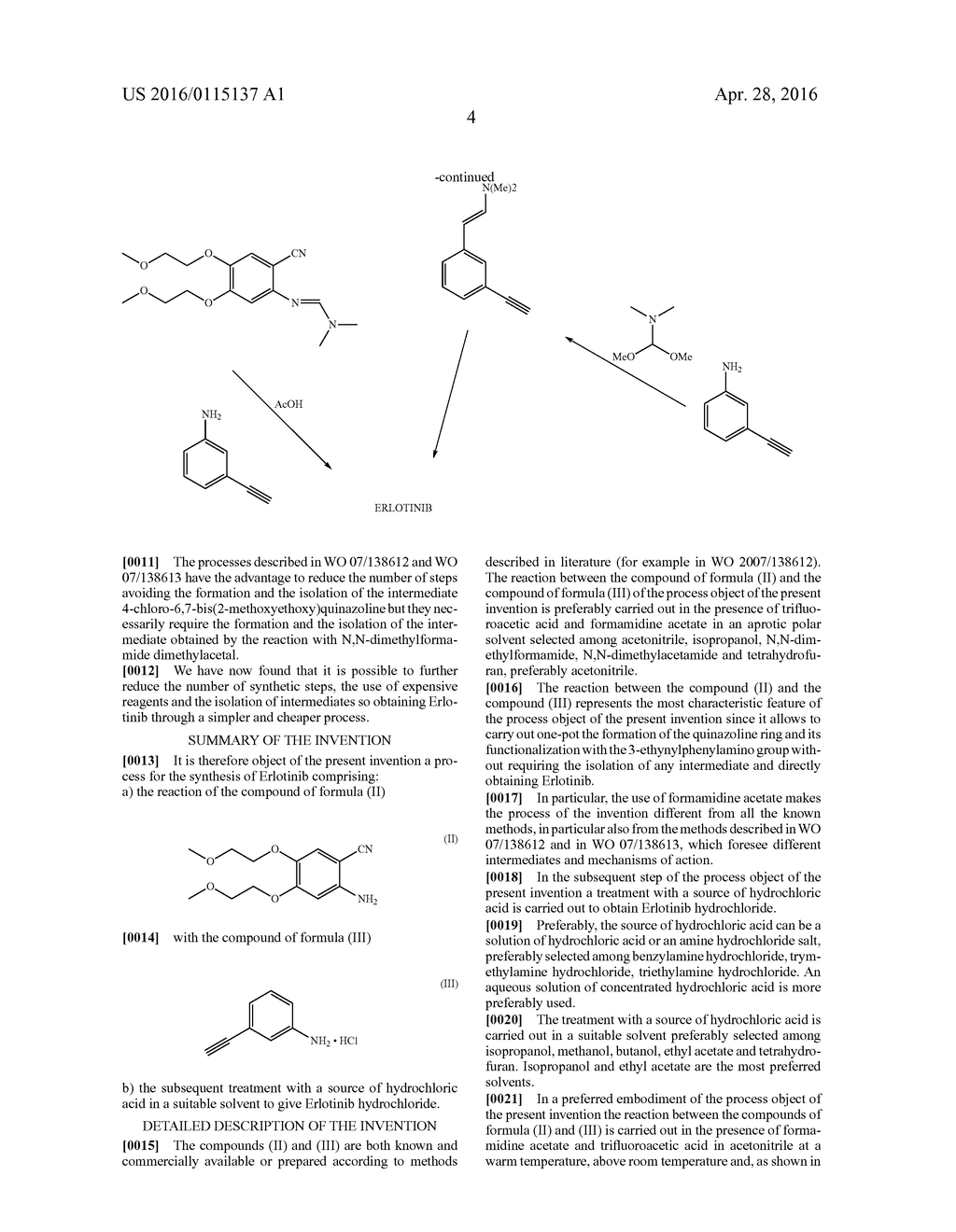 PROCESS FOR THE PREPARATION OF ERLOTINIB - diagram, schematic, and image 05