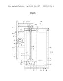 METHOD AND DEVICE FOR TREATING A METAL OR A MOLTEN METAL ALLOY USING AN     ADDITION AGENT diagram and image