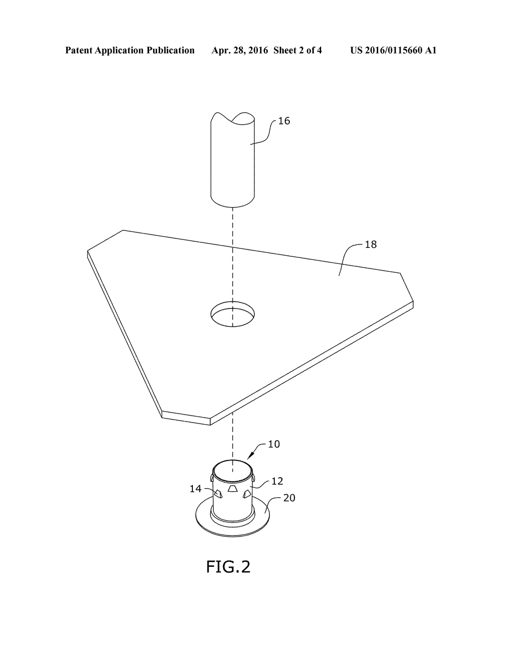 BASE INSERT FOR TRAFFIC DELINEATOR POSTS - diagram, schematic, and image 03