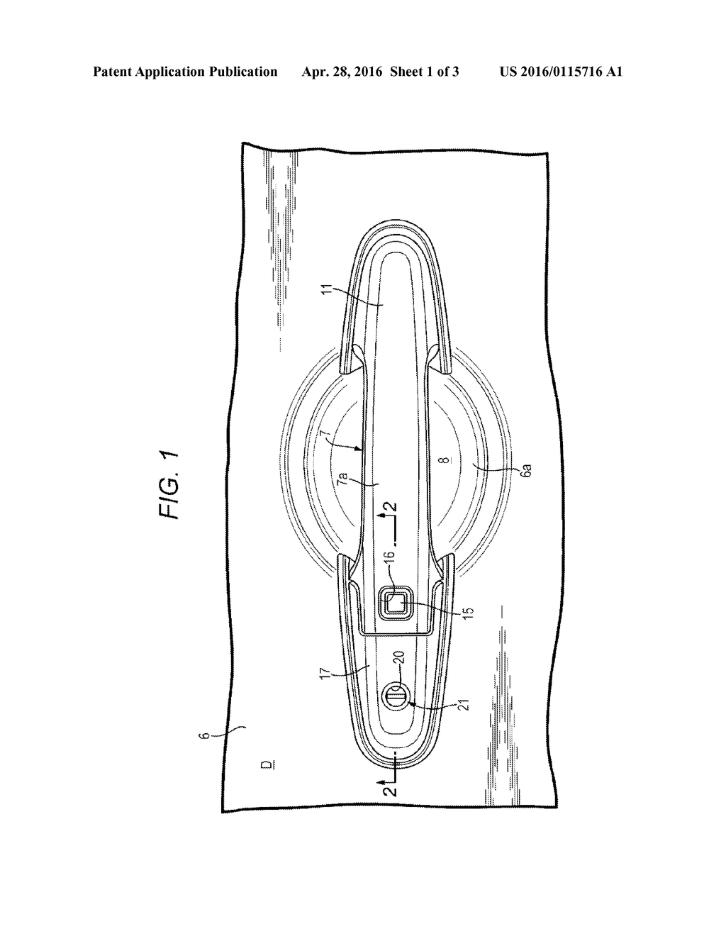 OUTER HANDLE DEVICE FOR VEHICLE DOOR - diagram, schematic, and image 02