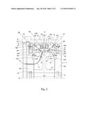 PULLEY DEVICE FOR A CHAIN OR BELT AND MOTOR VEHICLE EQUIPPED WITH SUCH A     DEVICE diagram and image